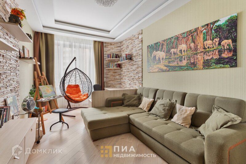 Продаётся 2-комнатная квартира, 74.3 м²