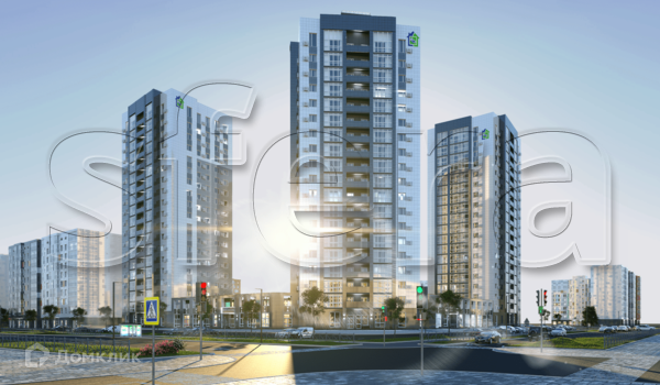 Продаётся 1-комнатная квартира, 42.1 м²