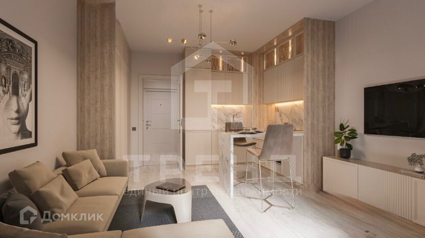 Продаётся 3-комнатная квартира, 77.18 м²