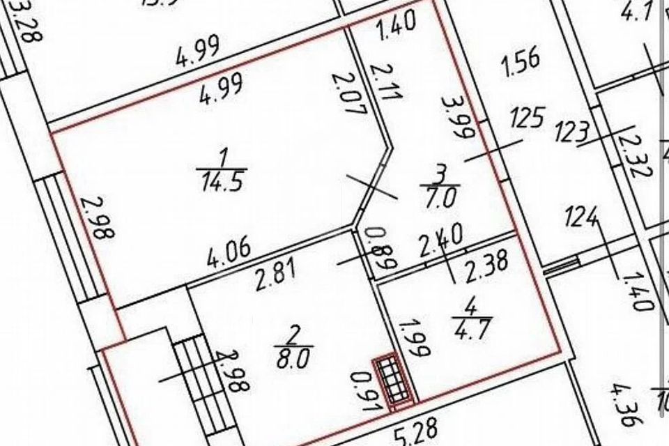 Продаётся 1-комнатная квартира, 35 м²