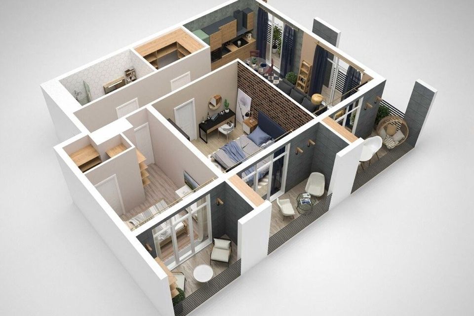 Продаётся 3-комнатная квартира, 116 м²