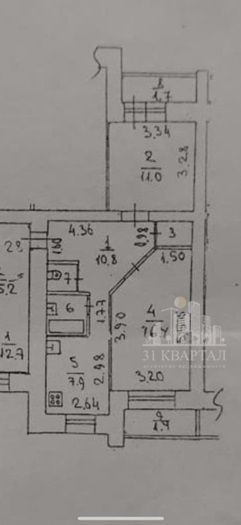 Сдаётся 2-комнатная квартира, 52 м²