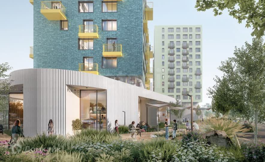 Продаётся 1-комнатная квартира, 45.23 м²