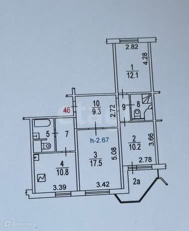 Продаётся 3-комнатная квартира, 73.7 м²