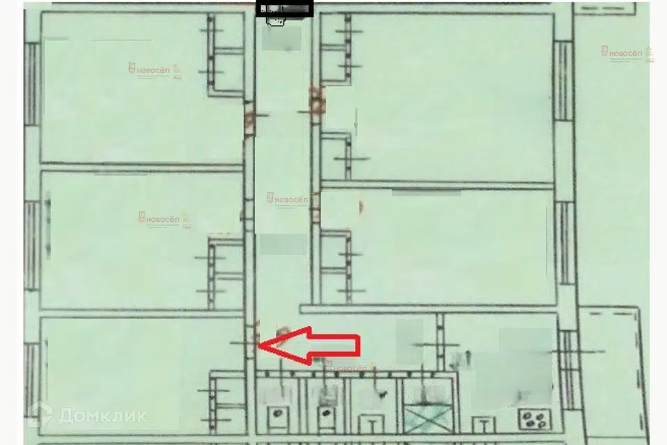Продаётся комната в 5-комн. квартире, 11.5 м²