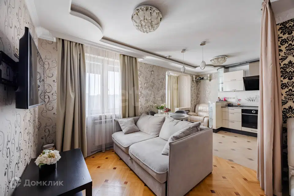 Продаётся 1-комнатная квартира, 38.6 м²