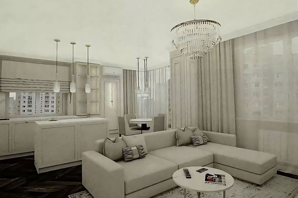 Продаётся 1-комнатная квартира, 59.9 м²