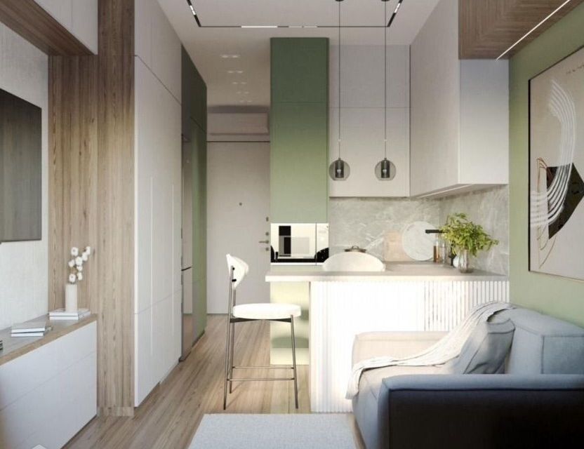 Продаётся 1-комнатная квартира, 21.4 м²