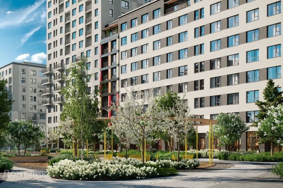 Продаётся 1-комнатная квартира, 40.6 м²
