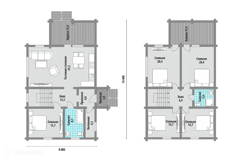 Продаётся 2-этажный дом, 230 м²