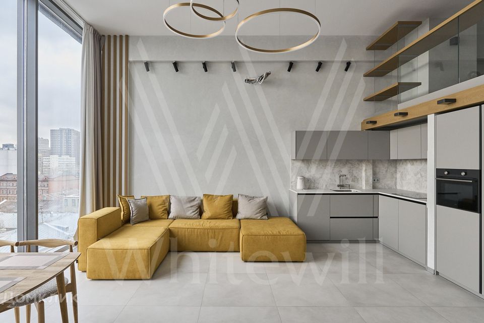 Продаётся 1-комнатная квартира, 66 м²