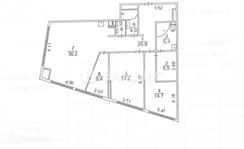 Продаётся 3-комнатная квартира, 110 м²