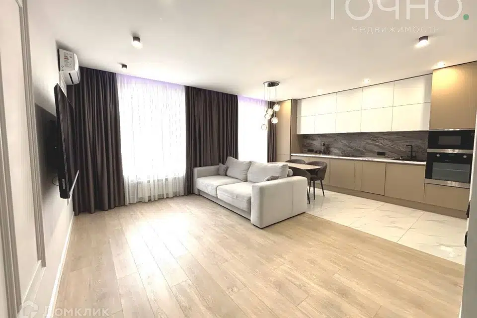 Продаётся 2-комнатная квартира, 73.6 м²