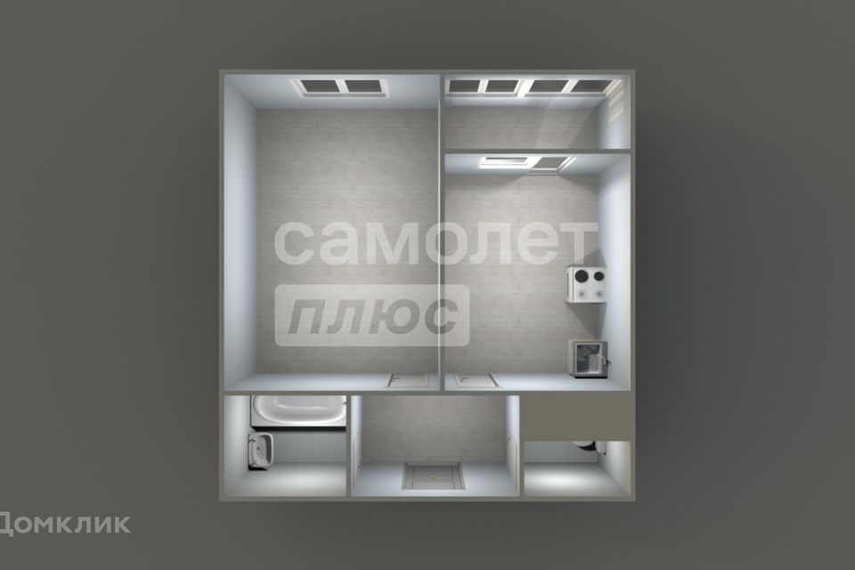 Продаётся 1-комнатная квартира, 35.5 м²