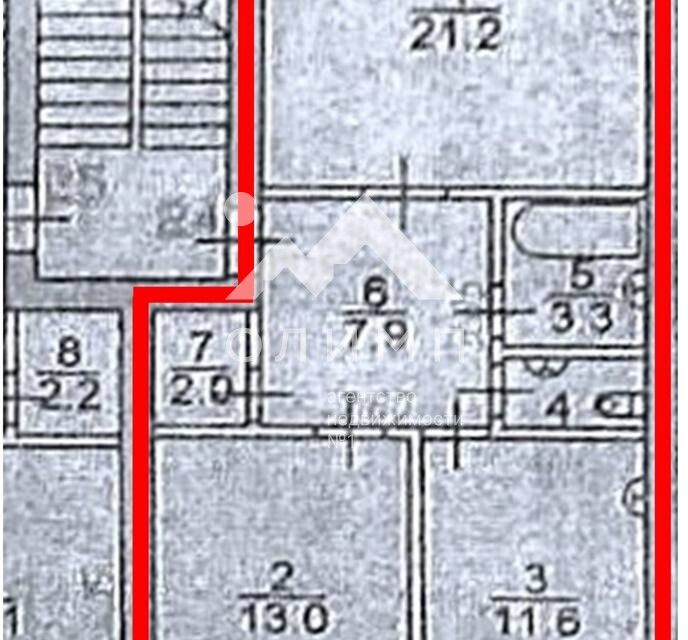 Продаётся 2-комнатная квартира, 60.6 м²