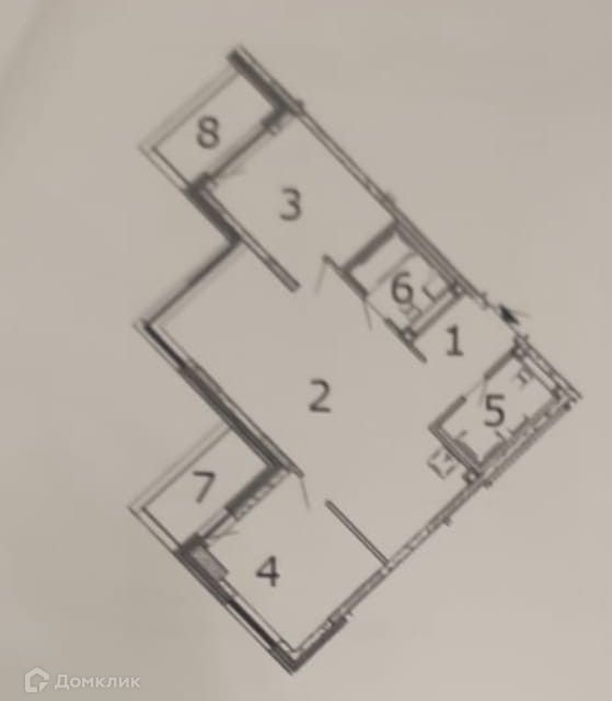 Продаётся 2-комнатная квартира, 73 м²