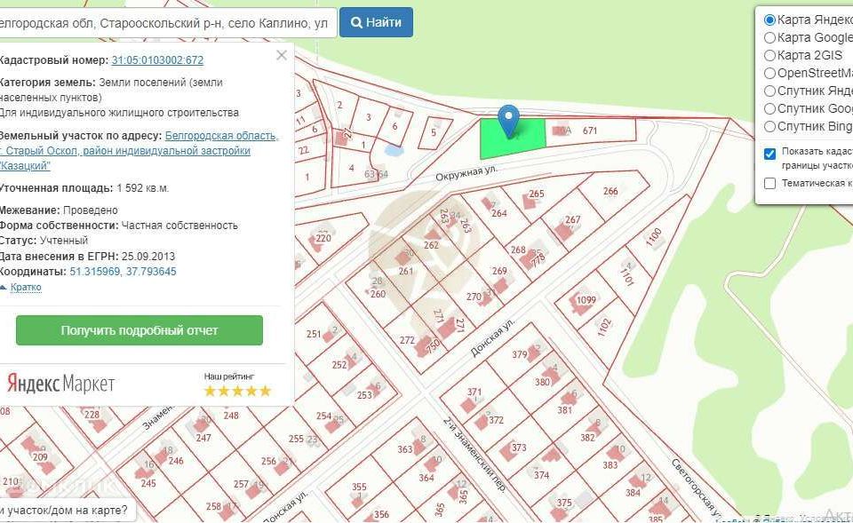 Микрорайон майский старый оскол карта