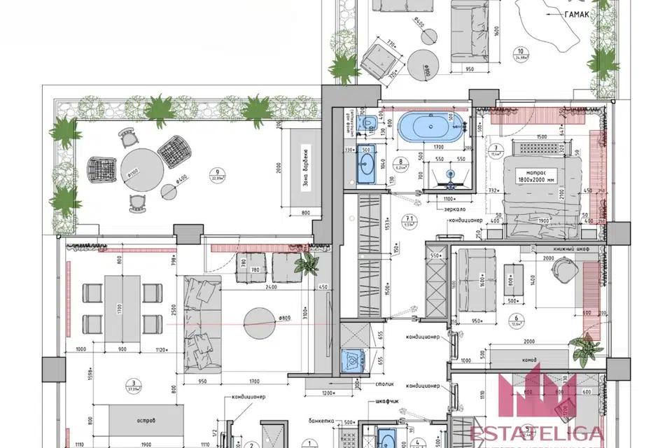Продаётся 3-комнатная квартира, 148 м²