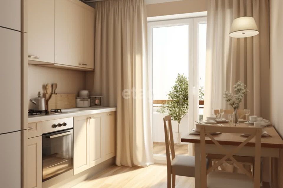 Продаётся 1-комнатная квартира, 34.8 м²