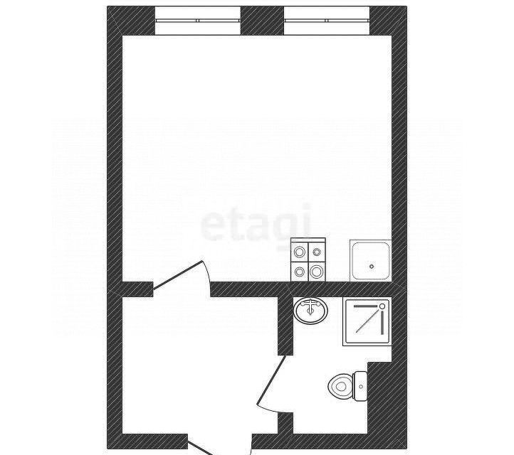 Продаётся студия, 27 м²