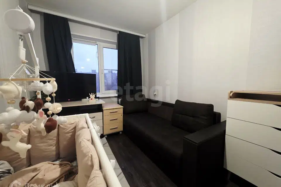 Продаётся 2-комнатная квартира, 43.6 м²