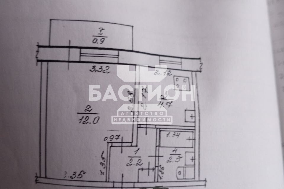 Продаётся 1-комнатная квартира, 22 м²