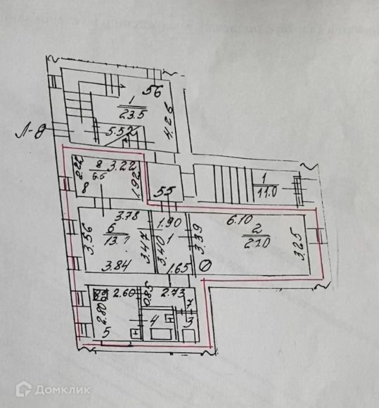 Продаётся 3-комнатная квартира, 62 м²
