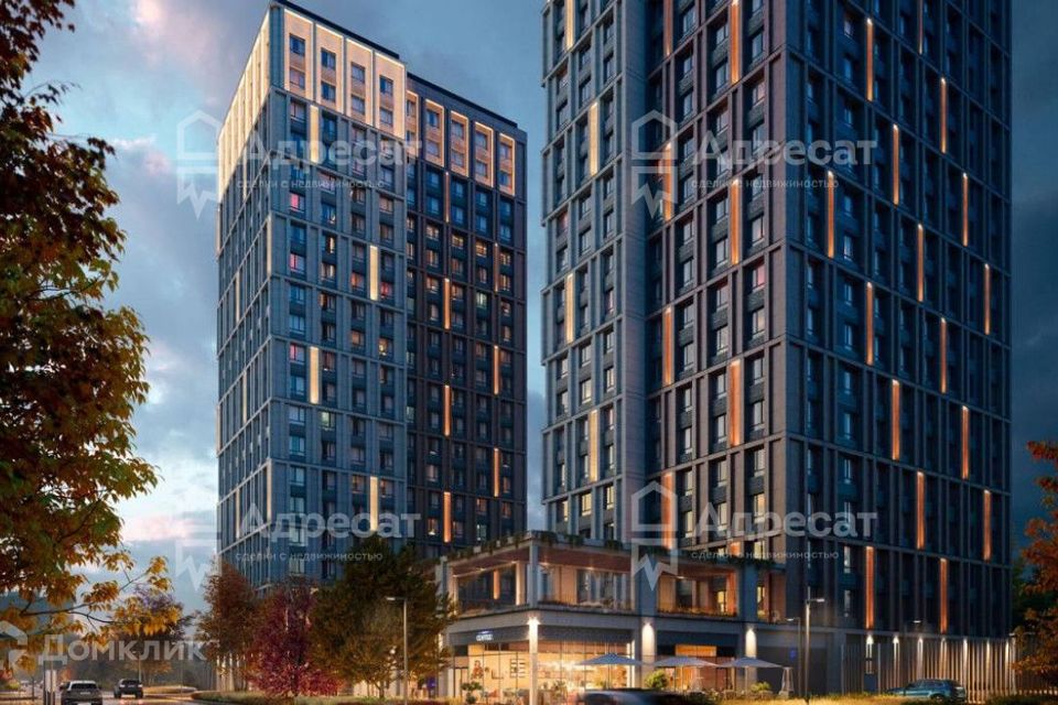 Продаётся 1-комнатная квартира, 48.4 м²
