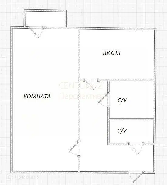 Продаётся 1-комнатная квартира, 32 м²