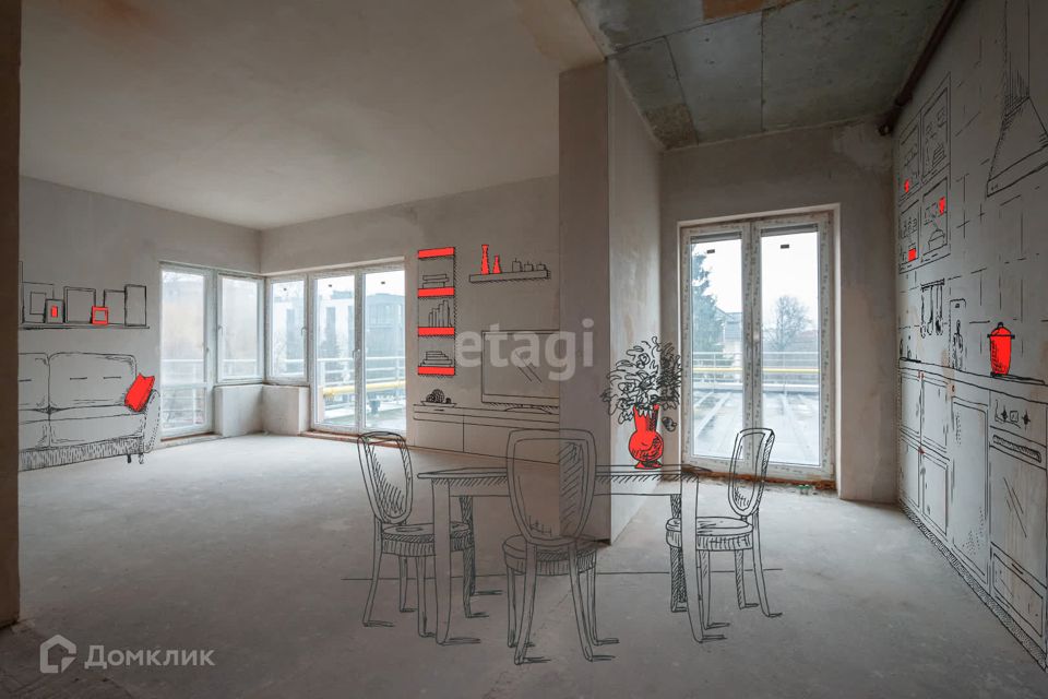 Продаётся 5-комнатная квартира, 174.4 м²