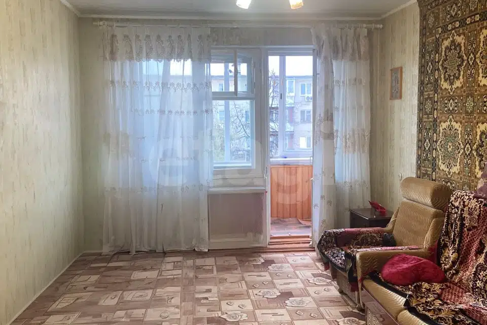 Продаётся 2-комнатная квартира, 43.6 м²