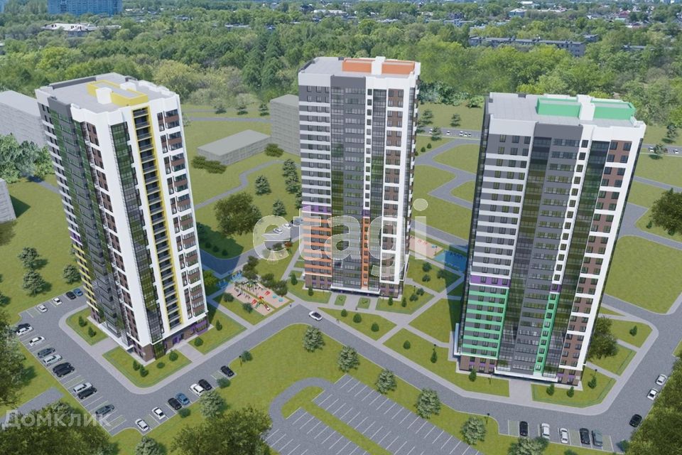 Продаётся 2-комнатная квартира, 52.28 м²
