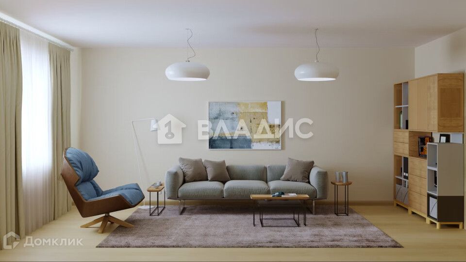 Продаётся 3-комнатная квартира, 62.4 м²