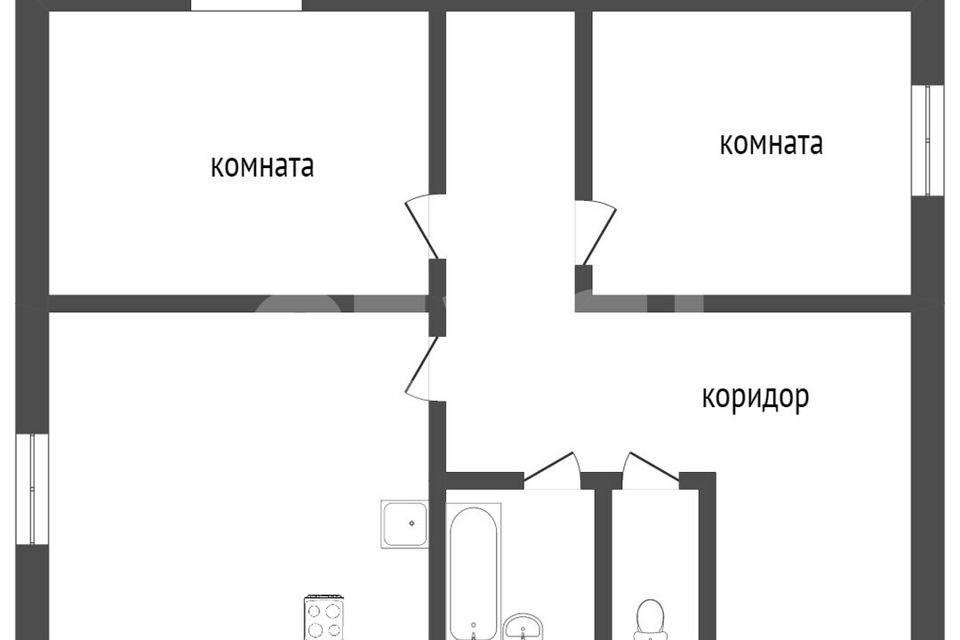 Продаётся 2-комнатная квартира, 45.9 м²