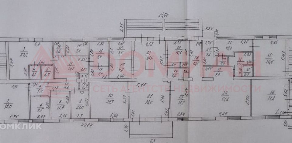 Продаётся офис, 1443 м²