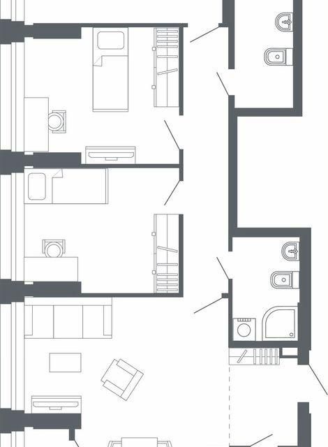 Продаётся 3-комнатная квартира, 100.7 м²