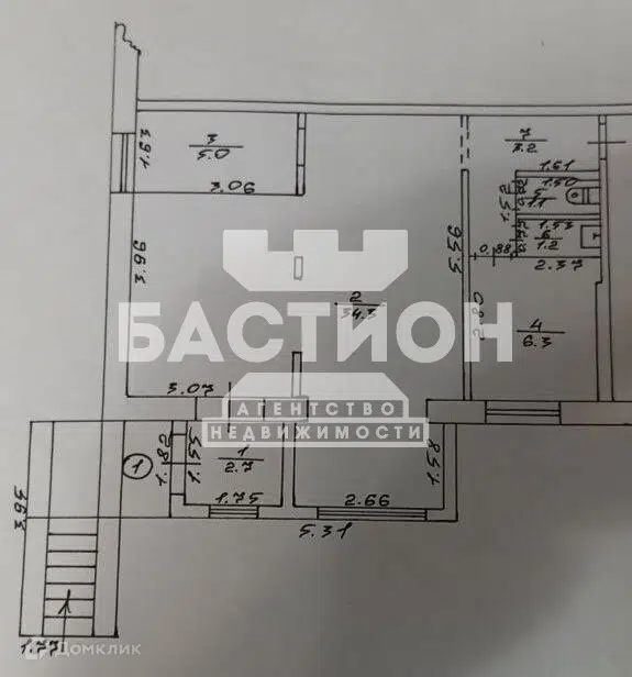 Продаётся помещение своб. назначения, 53.8 м²