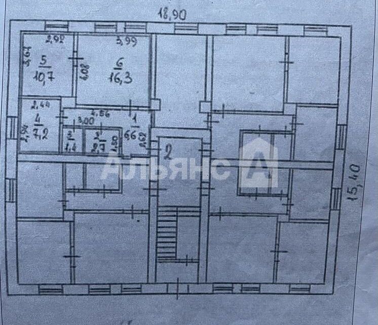 Продаётся 3-комнатная квартира, 44.9 м²