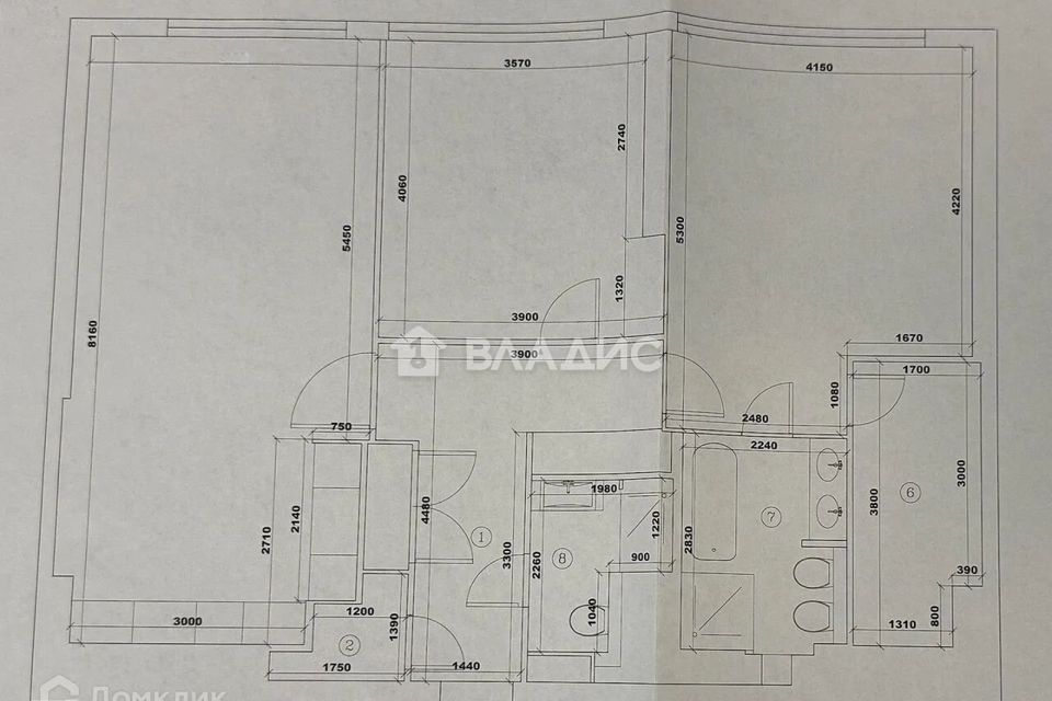 Продаётся 3-комнатная квартира, 100 м²