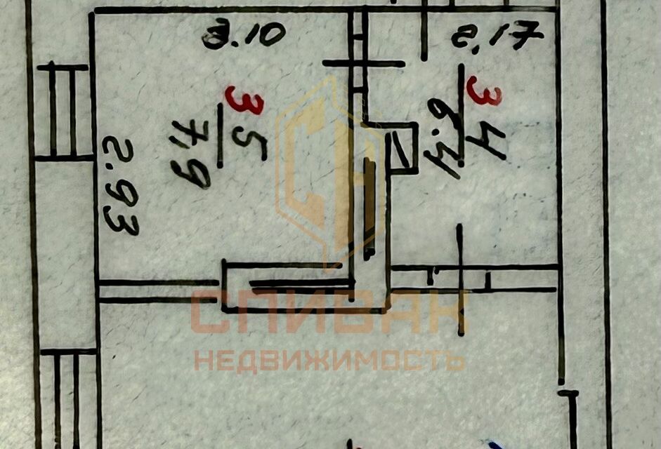 Продаётся 1-этажный дом, 44.6 м²