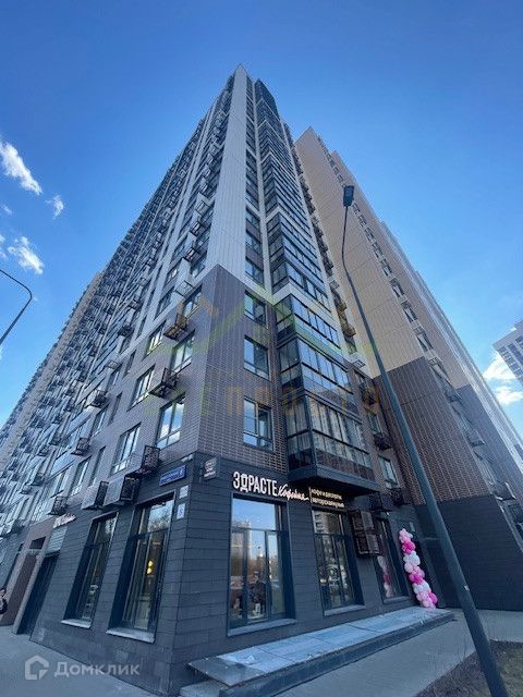Продаётся 1-комнатная квартира, 39.6 м²