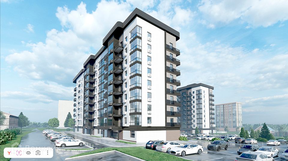 Продаётся 2-комнатная квартира, 73.54 м²