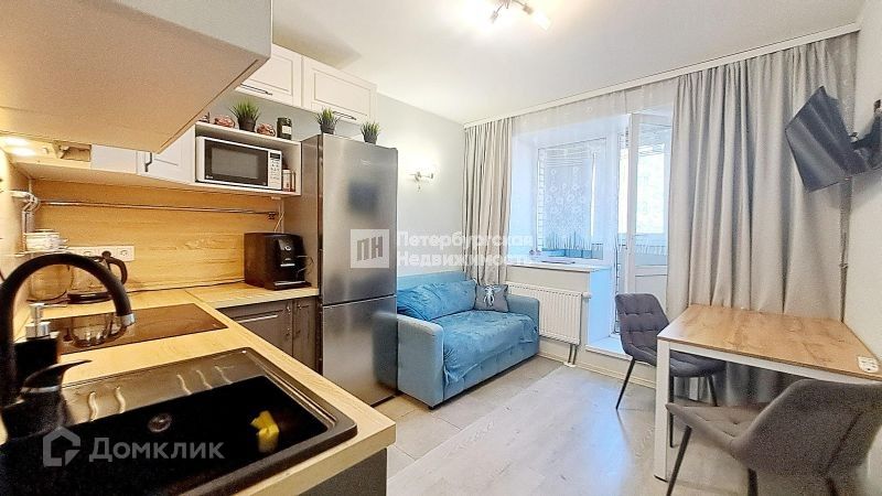 Продаётся 1-комнатная квартира, 38.9 м²