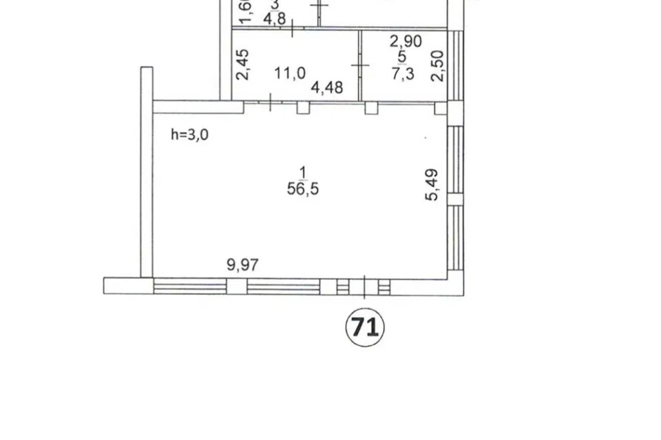 Продаётся помещение своб. назначения, 95.7 м²