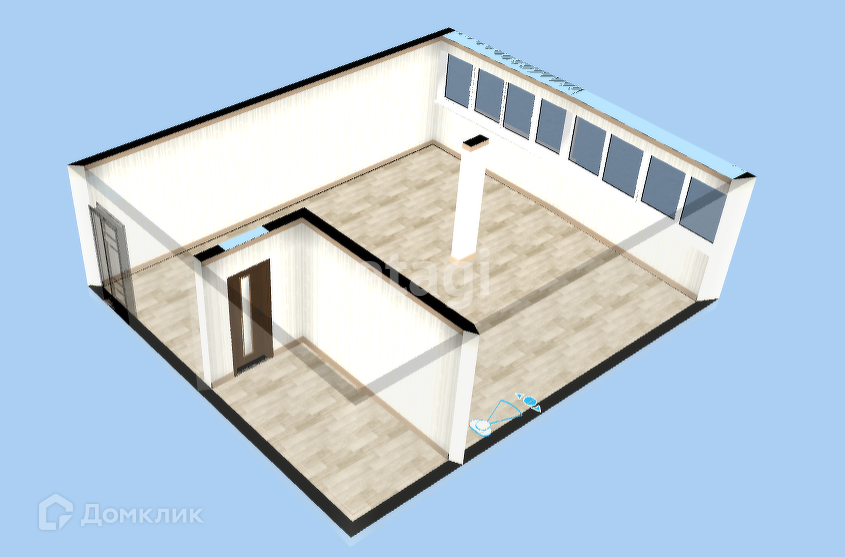 Продаётся студия, 51 м²