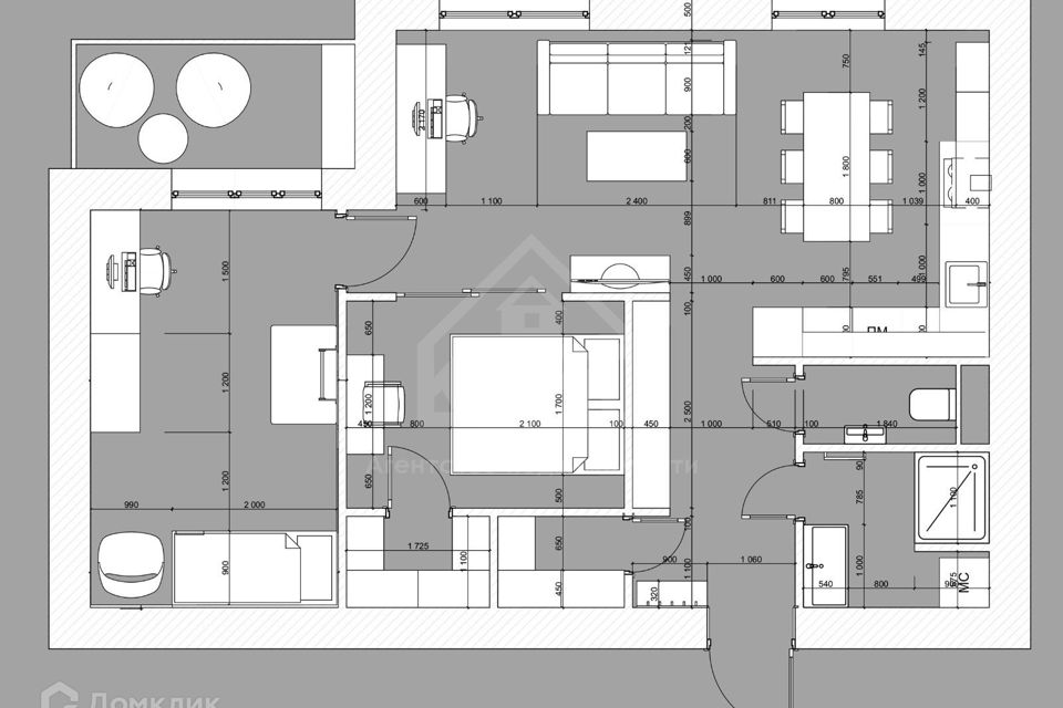 Продаётся 2-комнатная квартира, 69 м²