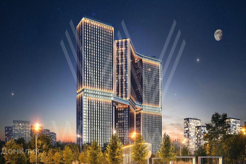 Продаётся 1-комнатная квартира, 43.9 м²