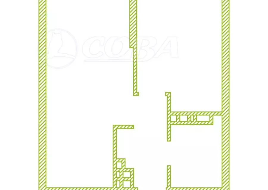 Сдаётся 1-комнатная квартира, 42 м²