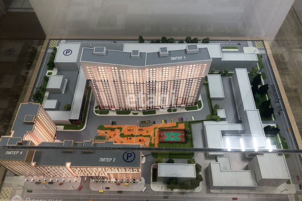 Продаётся 1-комнатная квартира, 40.58 м²