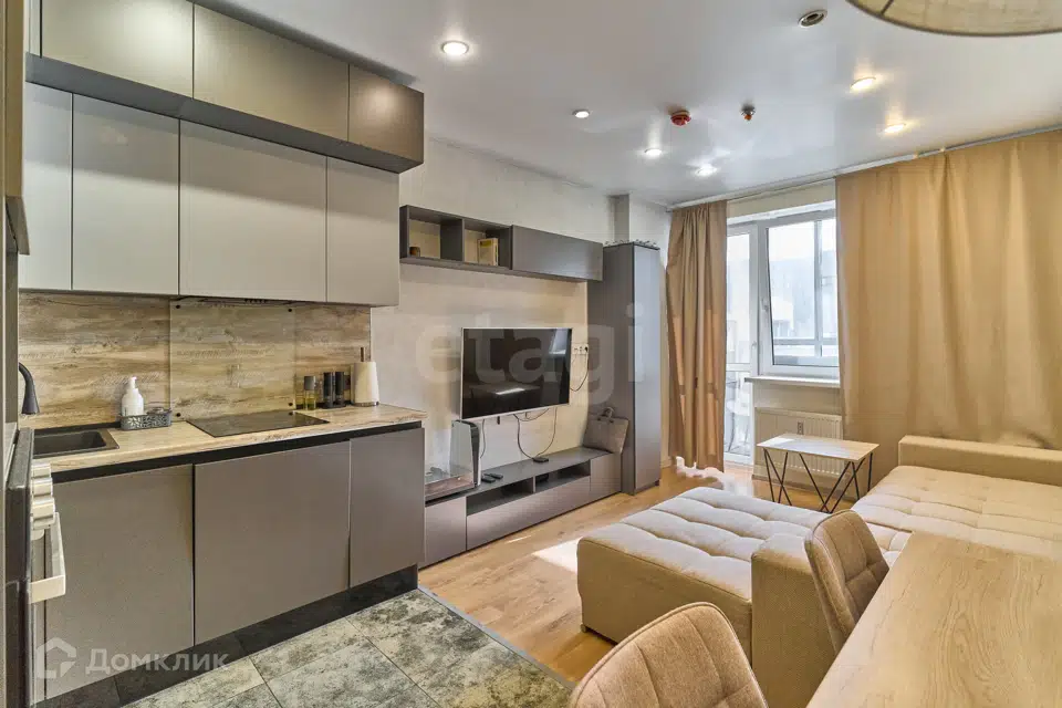 Продаётся 1-комнатная квартира, 44.5 м²